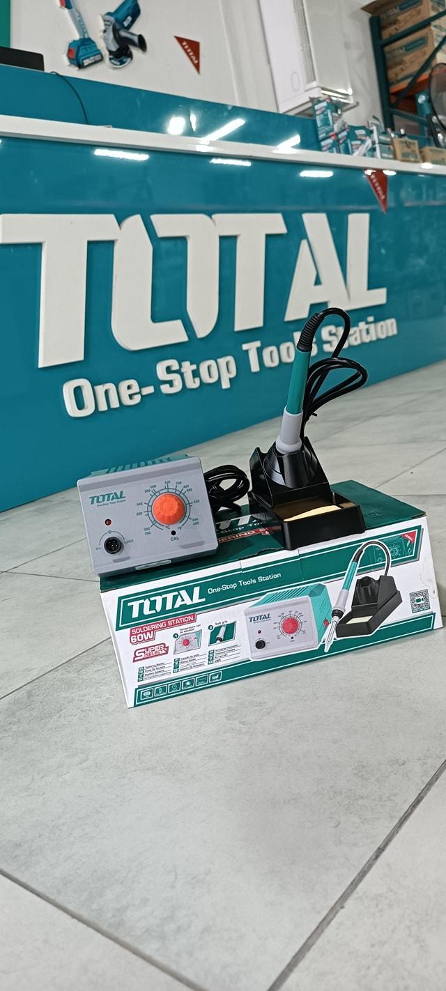 MỎ HÀN CHÌ 60W KÈM MÁY ỔN ĐỊNH NHIỆT TOTAL TET160911 - HÀNG CHÍNH HÃNG