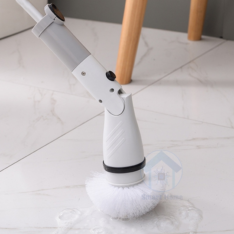 Chổi điện đa năng 4 đầu vệ sinh nhà tắm không dây nhanh chóng tiết kiệm thời gian và sức lao động.