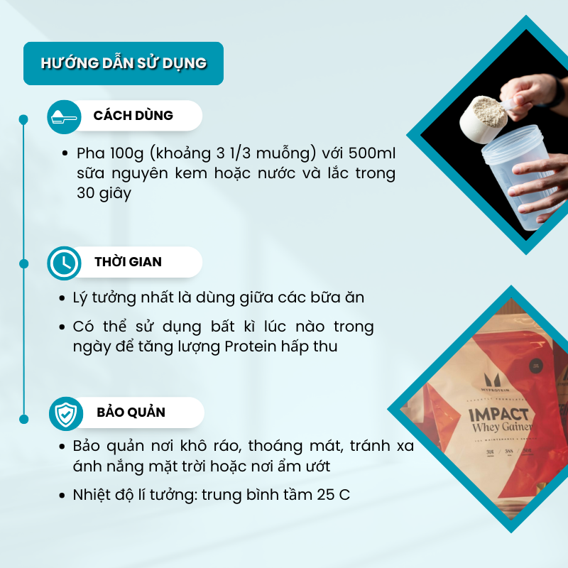 Sữa tăng cân tăng cơ Impact Whey Gainer Myprotein vị Chocolate Smooth ( Túi 2.5kg) - Nutrition Depot Vietnam