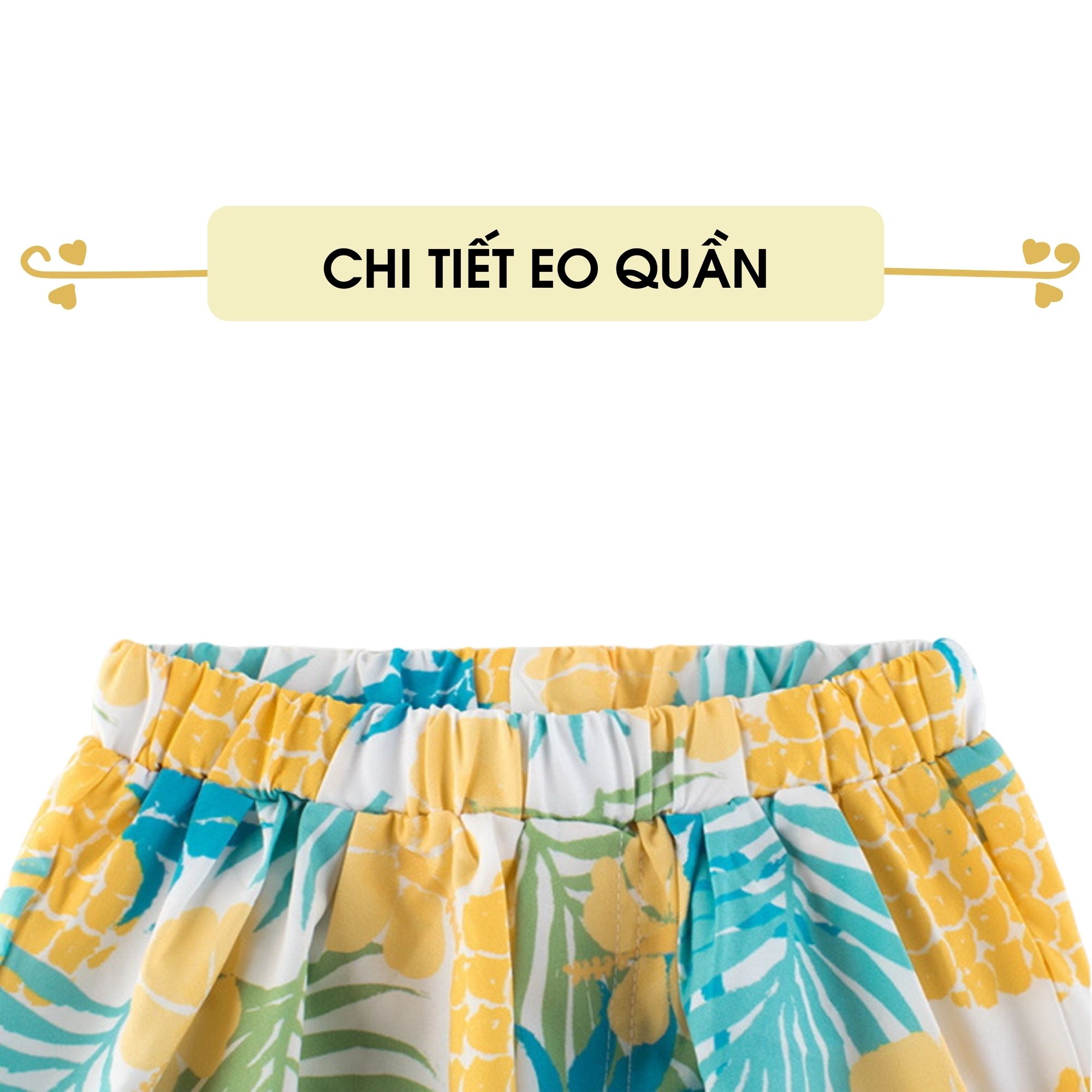 Quần bé gái 27KIDS 27Home quần thun họa tiết hoa quả dễ thương P304