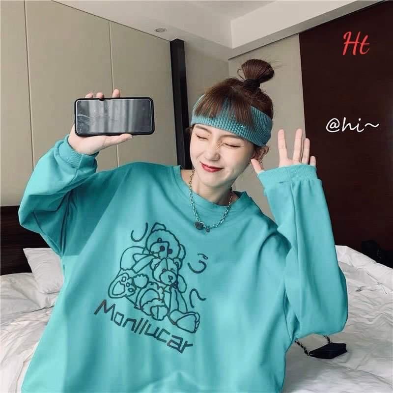 Áo hoodie gấu mon phản quang H2A