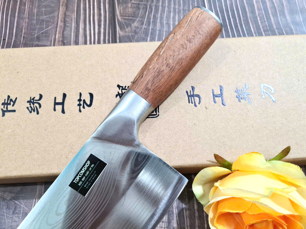 DAO - DAO BẾP NHẬT BẢN SANTOKU MÃ  A21 DT124 nt topcoomshop vn