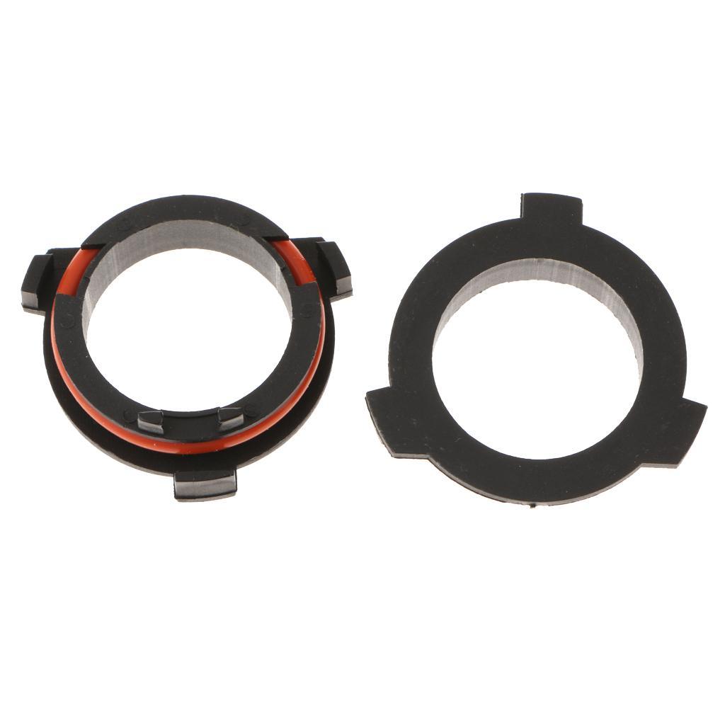 2 Pair H7 LED Bulb Headlight Holder Conversion For Opel Vauxhall Astra