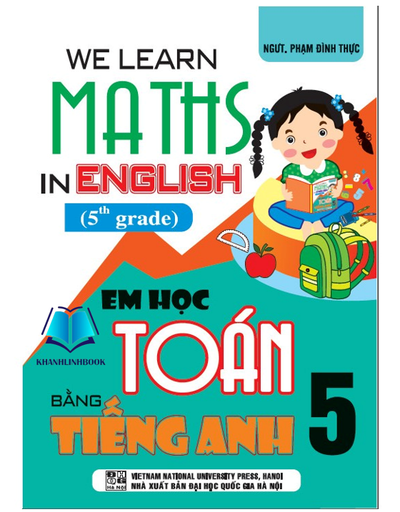 Sách - We Learn Maths In English - Em Học Toán Bằng Tiếng Anh 5 (HA)