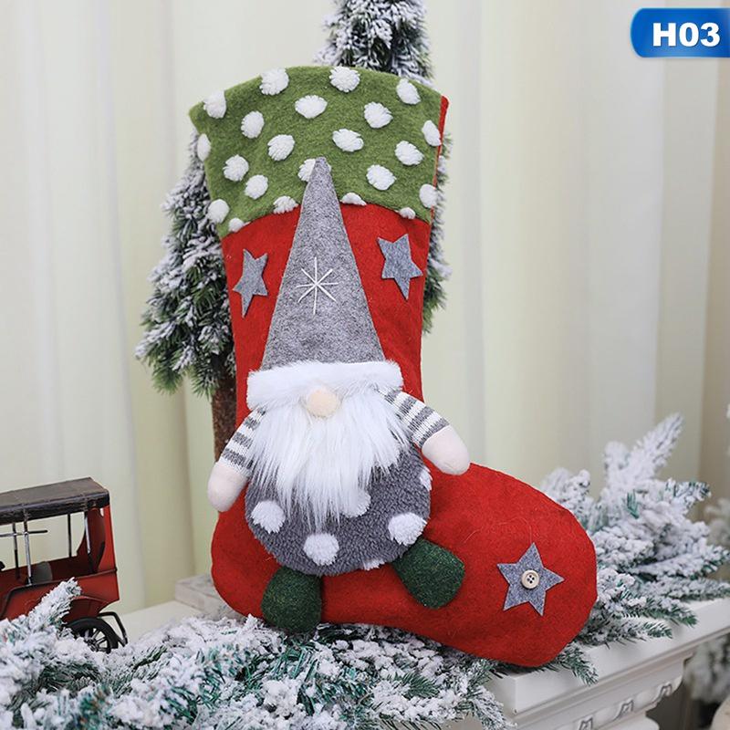 Tất đựng quà mini trang trí cây thông giáng sinh