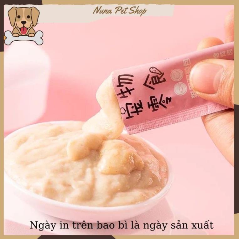 [10 chiếc] Súp thưởng cho mèo thơm ngon bổ dưỡng