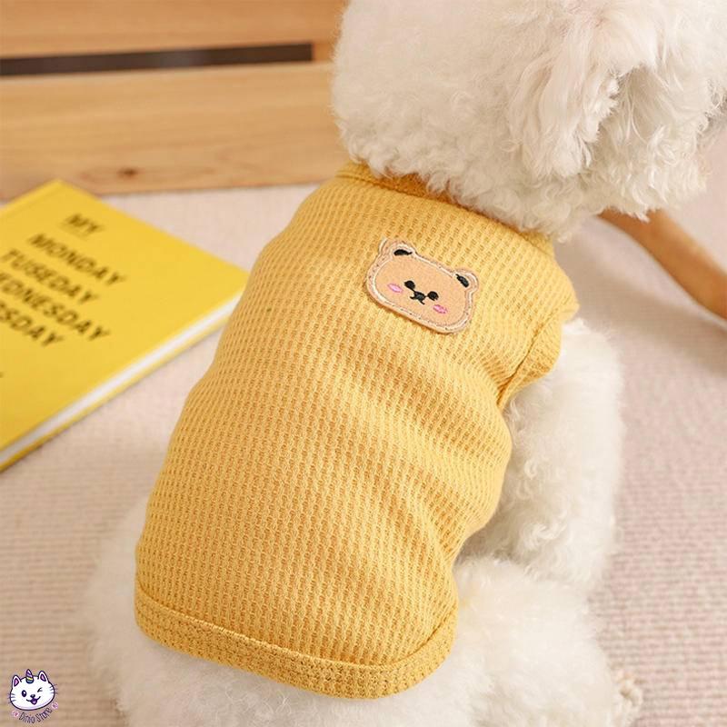 [gift] Áo cho chó mèo Richell Nhật Bản gắn hình gấu dễ thương (màu ngẫu nhiên) | Pet