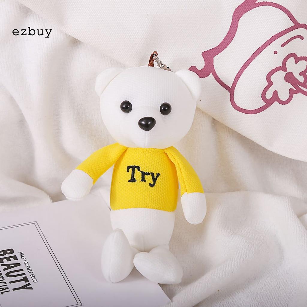 Cute Key Pendant Cartoon Bear Plush Pendant Decorative for Decoration