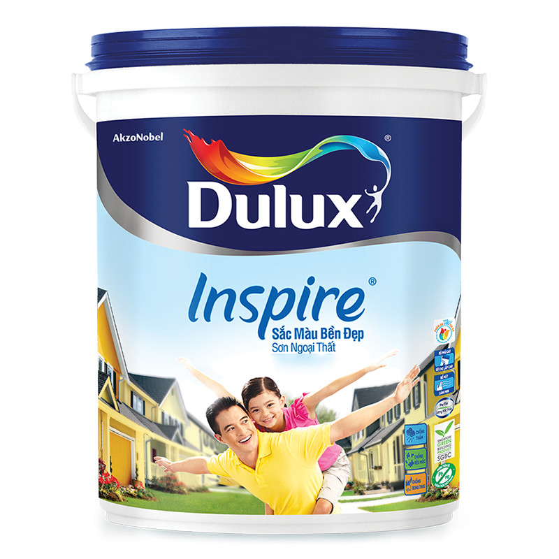 Sơn nội thất Dulux Inspire - Bề mặt mờ Màu 44