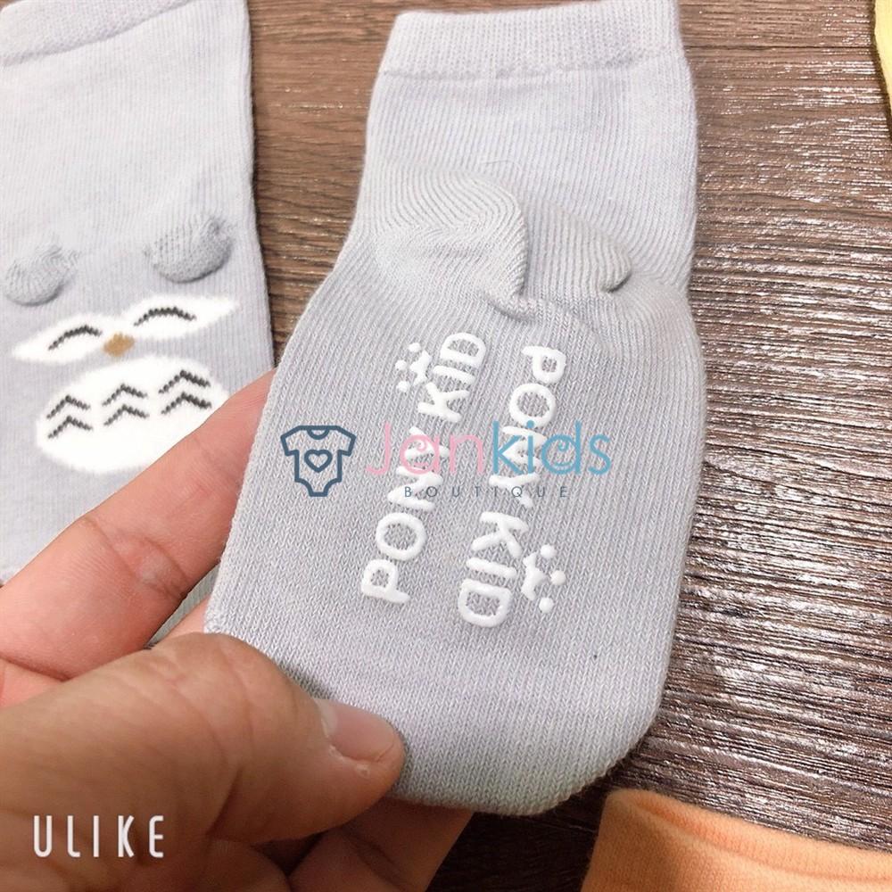 Combo 10 đổi tất pony kid chống trượt cho bé 0-4 tuổi