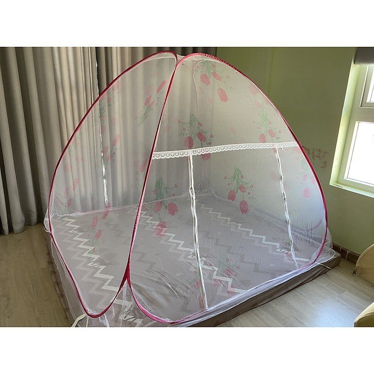 Mùng Chụp Tự Bung Đỉnh Chóp Người Lớn Gấp Gọn Thông Minh 1.2m X 2m