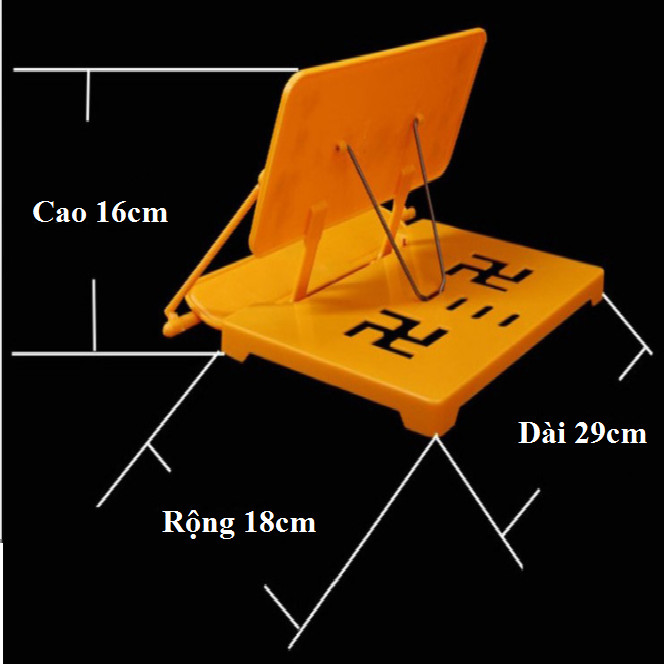 Kệ đọc,tụng Kinh 29*16cm(giá đỡ có thể gập lên xuống