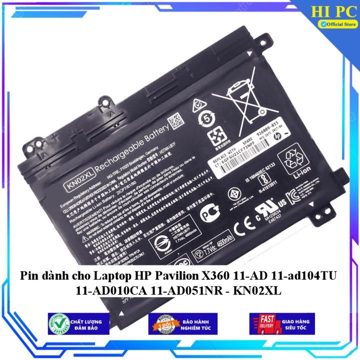 Pin dành cho Laptop HP Pavilion X360 11-AD 11-ad104TU 11-AD010CA 11-AD051NR - KN02XL - Hàng Nhập Khẩu