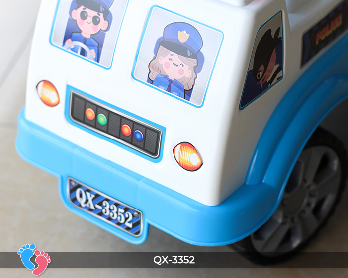 Xe chòi chân mô hình cảnh sát cho bé BABY PLAZA QX-3352