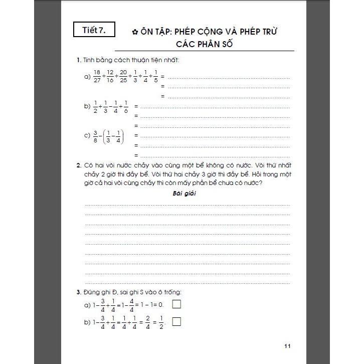 Sách - Vở Luyện Toán Lớp 5 - Tập 1 - Dùng Chung Các Bộ SGK Hiện Hành - Hồng Ân