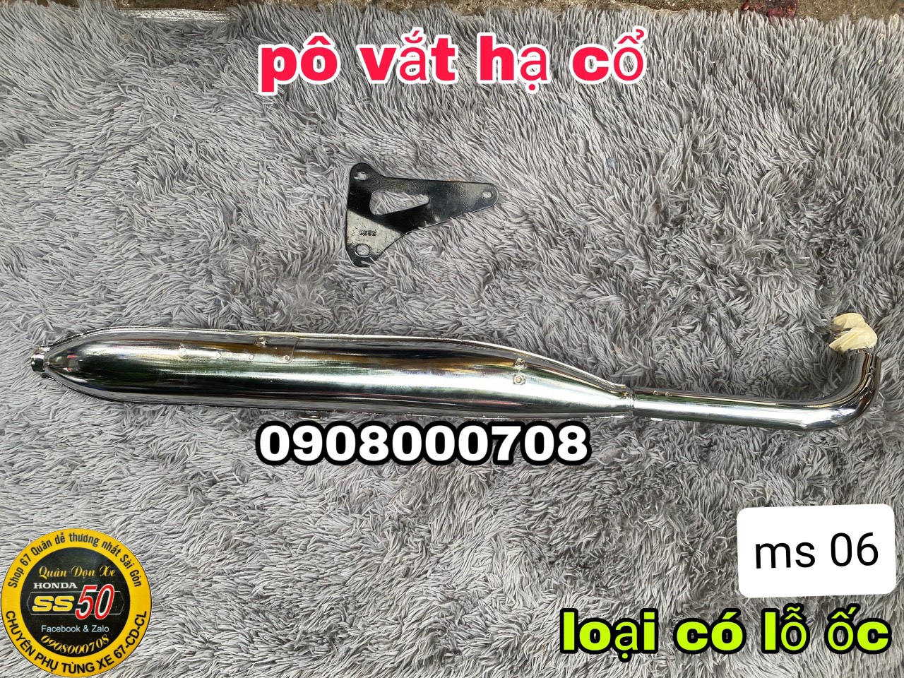 Pô vắt hạ cổ xi. Hàng thái loại 1 (kèm bas)