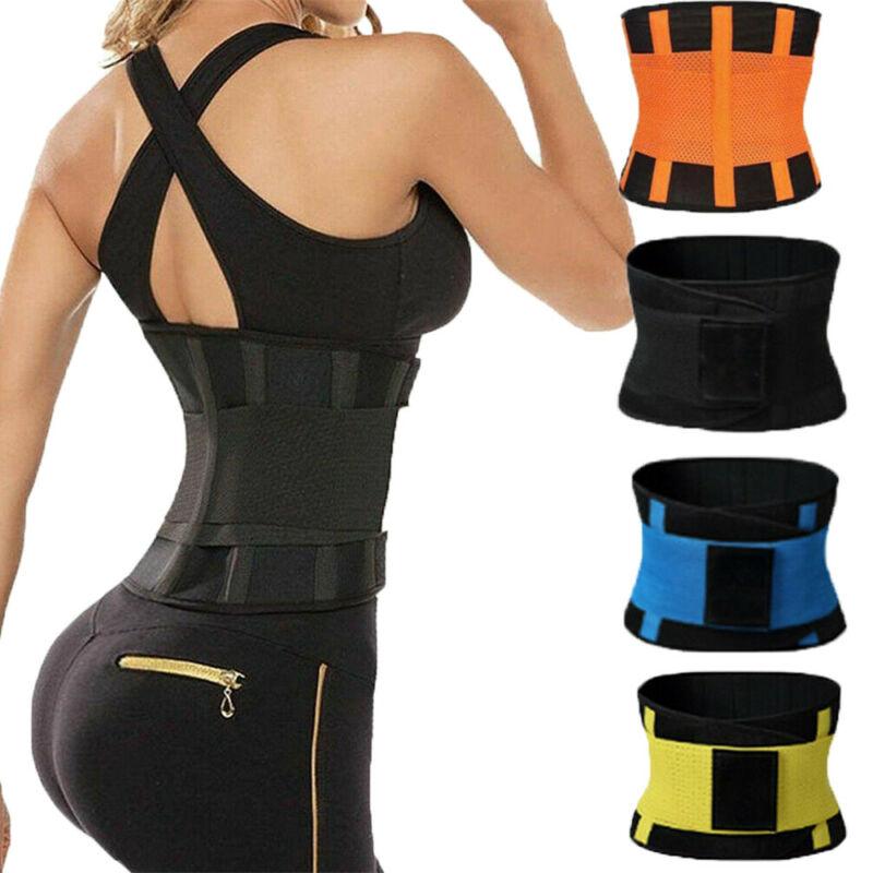 Nam Nữ Unisex Điều Chỉnh Elstiac Thắt Lưng Hỗ Trợ Dây Neoprene Faja Thắt Lưng Mồ Hôi Lưng Dây Tập Thể Dục Dây Eo Huấn Luyện