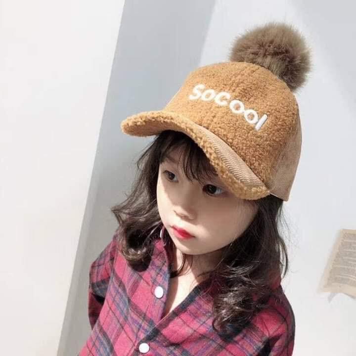 Mũ lưỡi trai lông cừu so cool