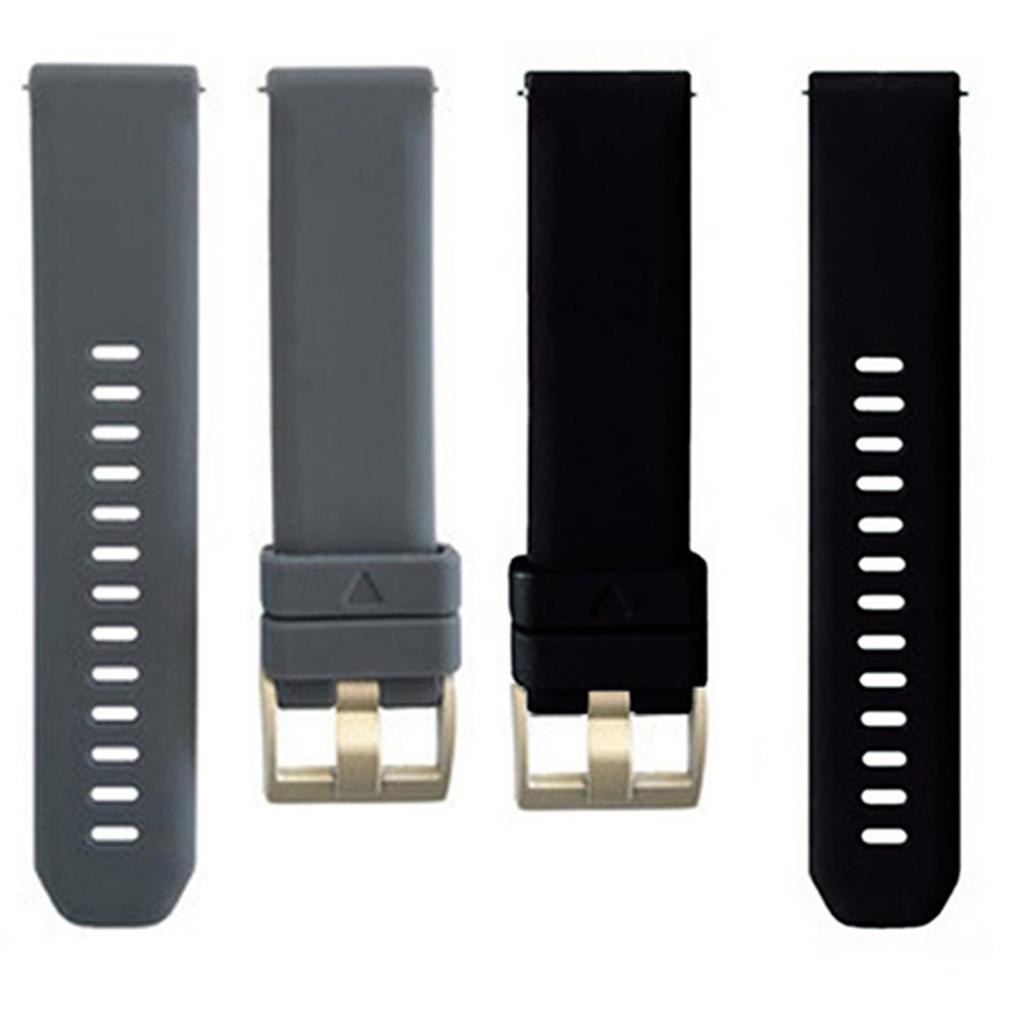 2 Pieces Replacement Silicone Sport Band Strap For Garmin Vivoactive 3 20mm