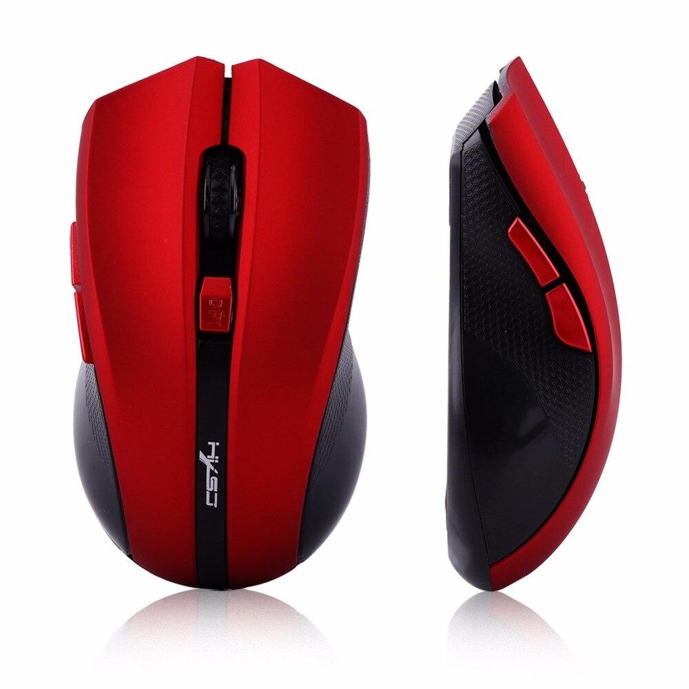 Chuột Gaming HXSJ X50 Không Dây 2.4Ghz 2400Dpi Chuyên Game Cho Máy Tính Laptop Màu Ngẫu Nhiên - Hàng Chính Hãng