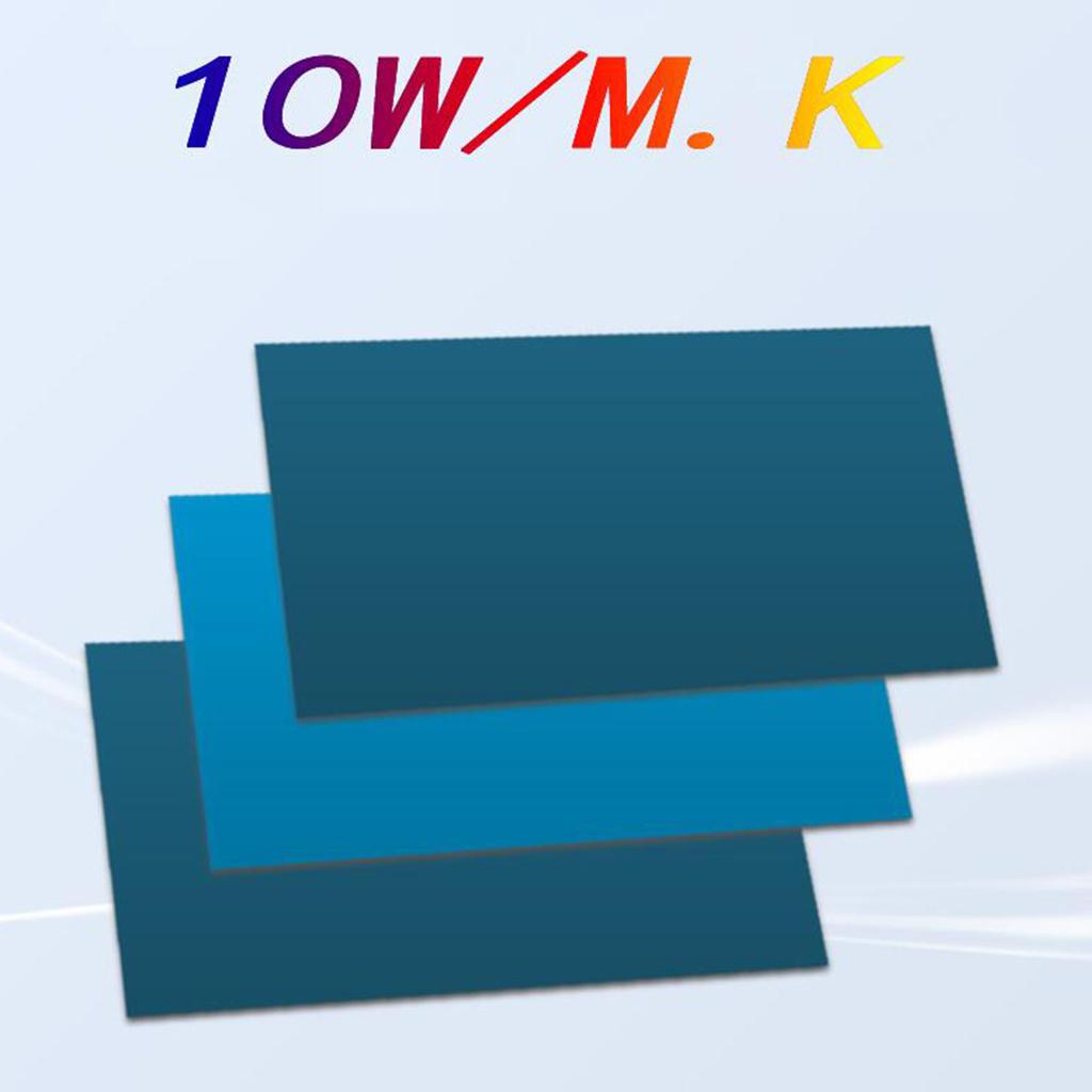 Silicone Thermal Pad 0.3mm/0.5mm/1.0mm Thermal Conductivity for Laptop Heatsink