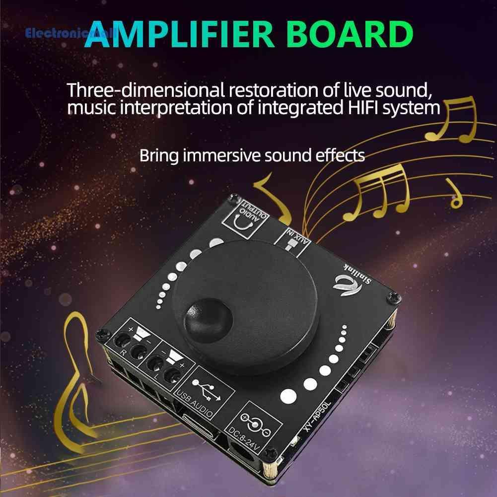 Bảng Mạch Khuếch Đại Âm Thanh HIFI Kênh Kép XY-AP50L 2x50W BT 5.0