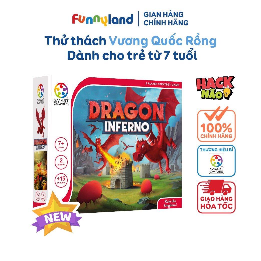 Đồ chơi trí tuệ SmartGames Dragon Inferno Thử thách mở rộng lãnh thổ vương quốc Rồng cho bé từ 7 tuổi