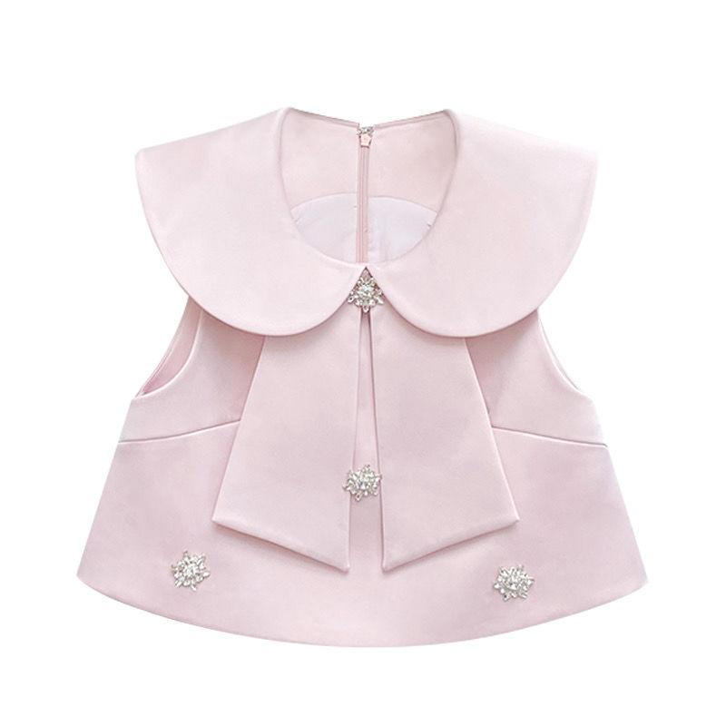 CHENGRUI Búp bê Pháp cổ công chúa đầm 2023 mùa hè cao cấp cảm giác khí chất nhỏ một từ ngắn
