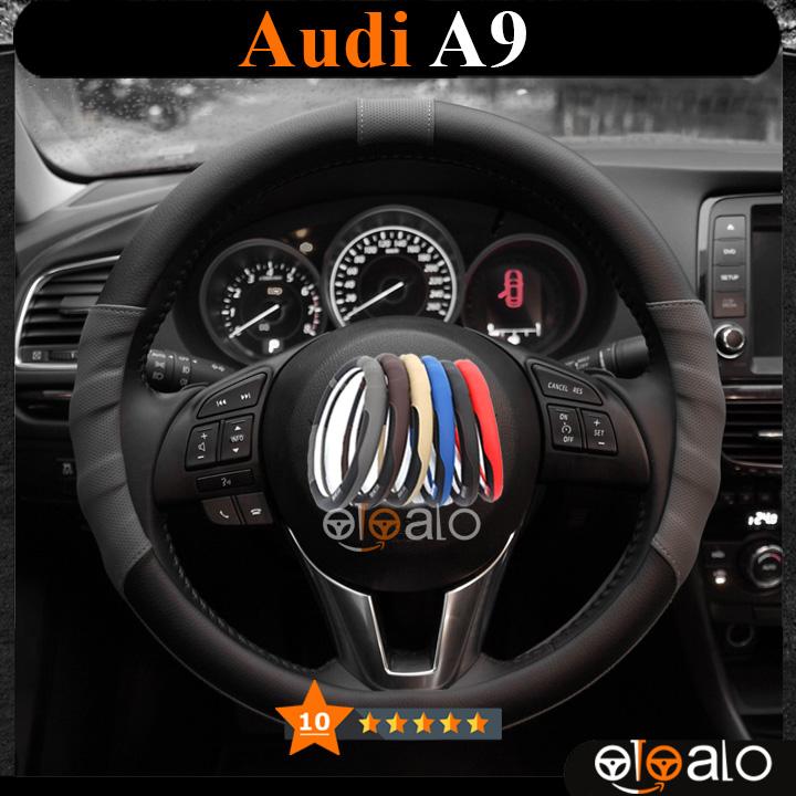 Bọc vô lăng da PU dành cho xe Audi A9 cao cấp SPAR - OTOALO