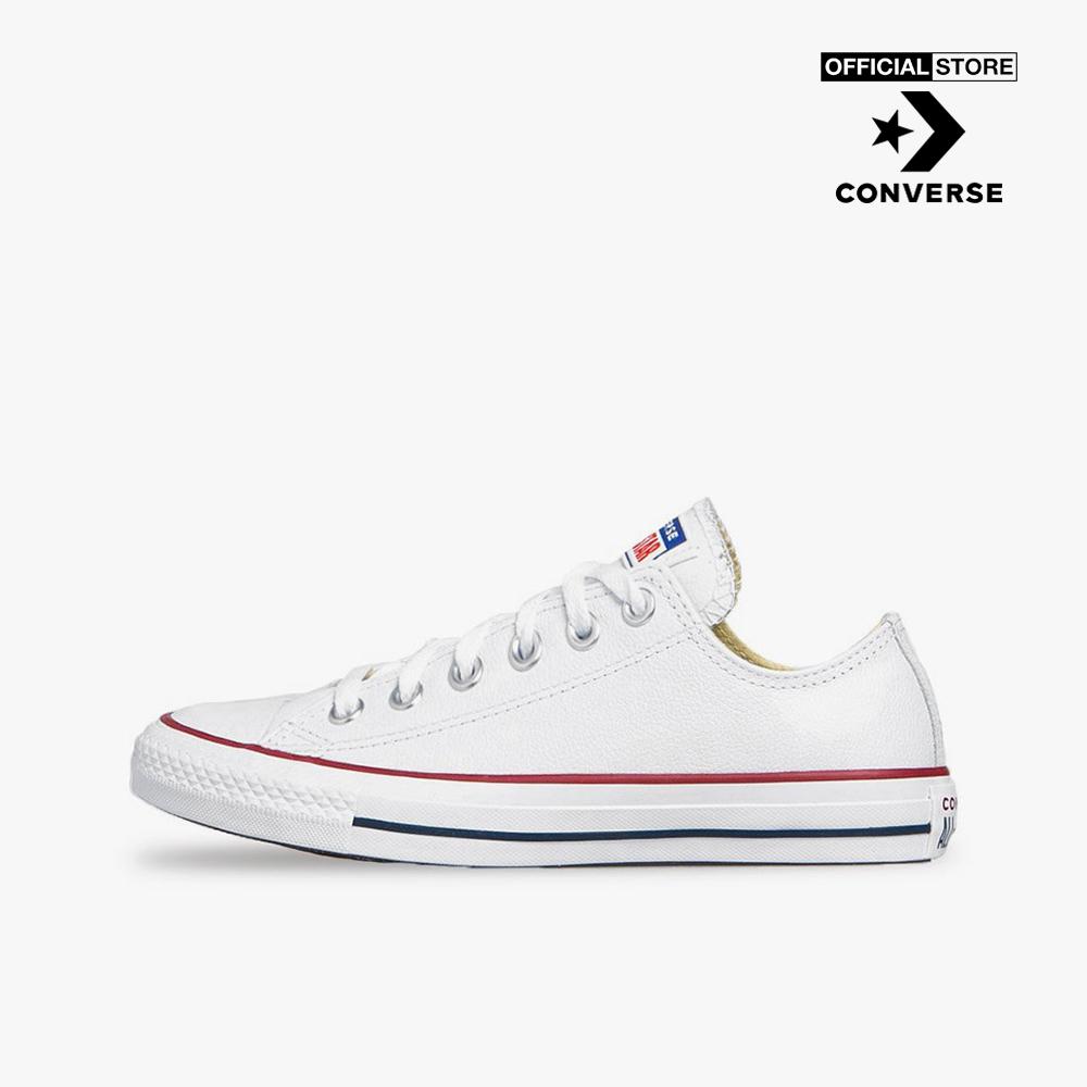 CONVERSE - Giày sneakers cổ thấp unisex Chuck Taylor All Star Leather 132173C