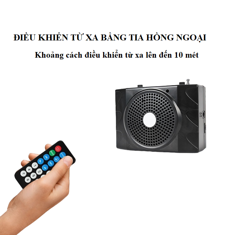 Máy Trợ Giảng Loa Công Suất Cao Q5 - Công Suất Loa 25W - Pin Dung Lượng Cao 1800mAh, Thời Gian Sử Dụng Lên Đến 10 Giờ.