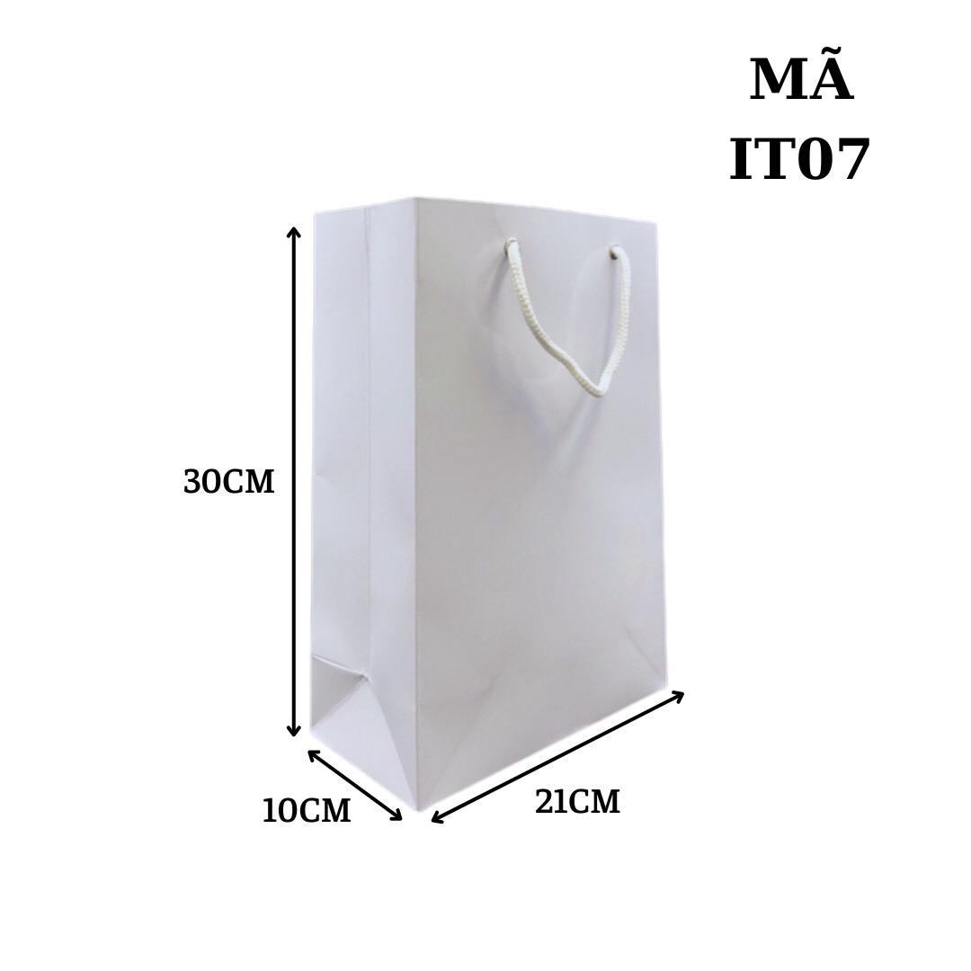 (10 cái) Túi giấy kraft có quai cao cấp dày và cứng cáp, túi kraft bảo vệ môi trường đựng quà tặng quần áo mỹ phẩm