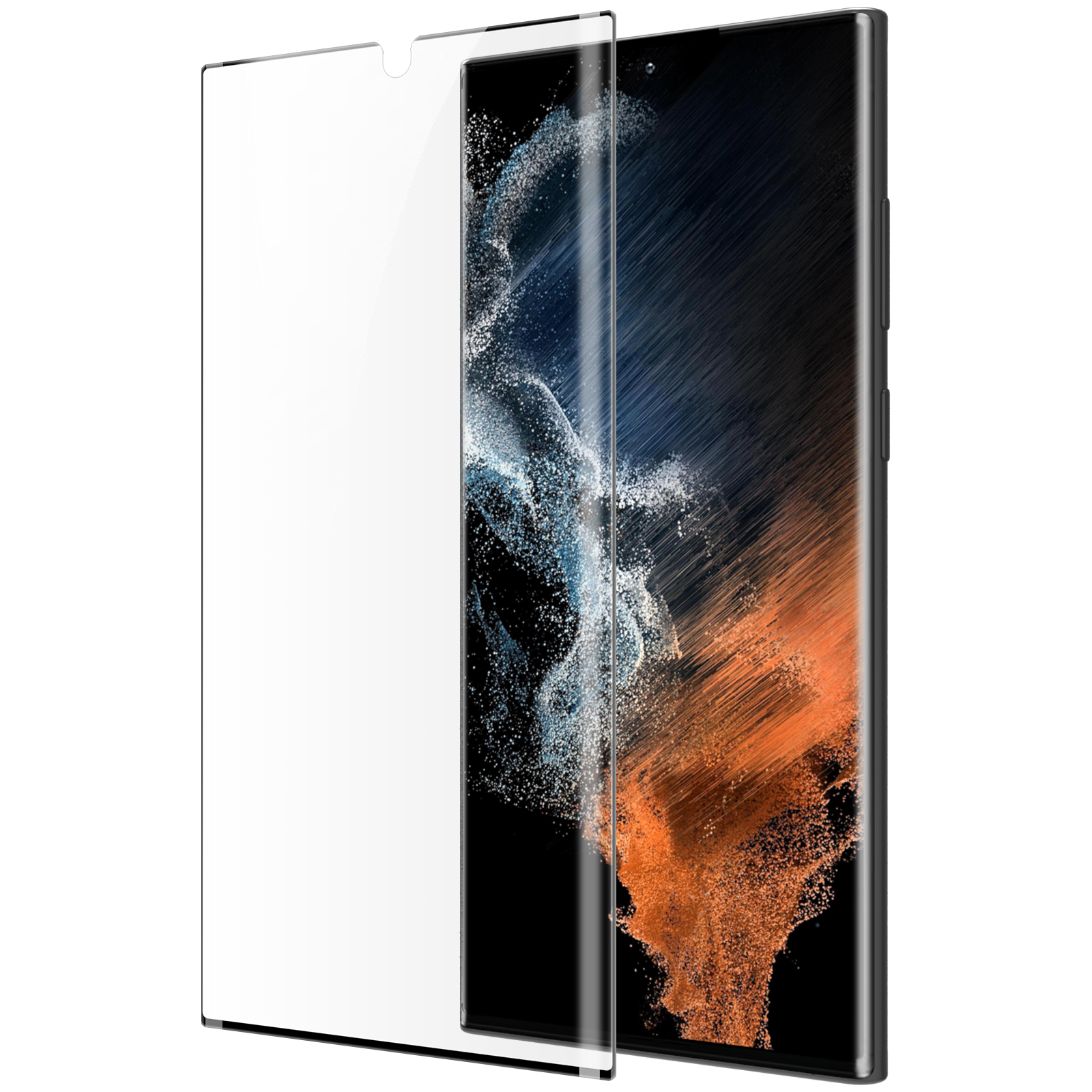 Miếng dán màn hình cho Samsung Galaxy S22 Ultra Nillkin Impact Resistant Curved Film - Hàng Nhập Khẩu