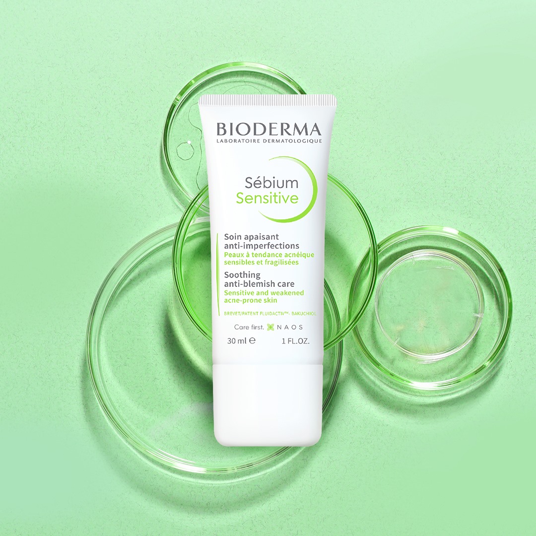 Kem Dưỡng Chăm Sóc Da Mụn, Nhạy Cảm Bioderma Sebium Sensitive