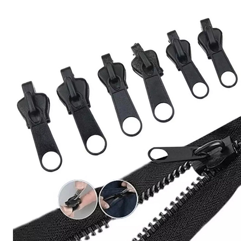 Set 6 Đầu Khóa Kéo Thay Thế Đa Năng Tiện Dụng DIY không cần thợ may