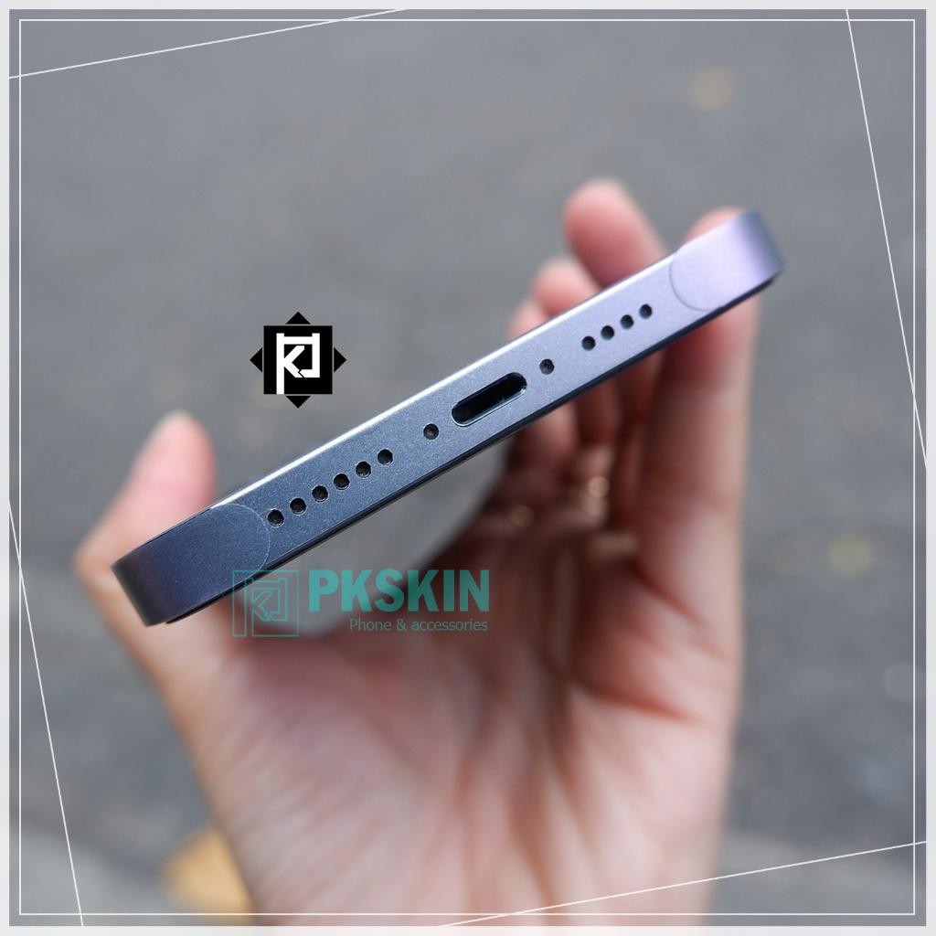Miếng dán skin ánh tím cho iphone 12 , 12 pro max , 12 mini , 12 pro , 13 ,13 pro , 13 pro max , 13 mini , 11 , 11 pro