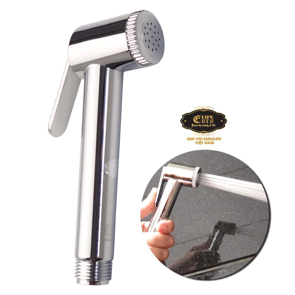 Tay xịt vệ sinh Nhựa ABS mạ Chrome tăng áp Eurolife EL-H-X08