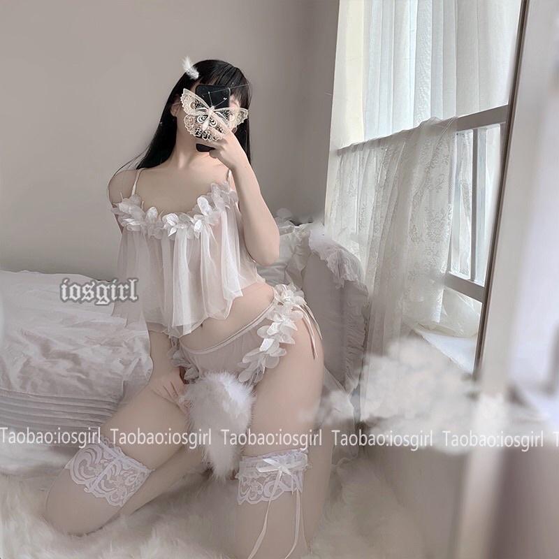 Set Hoa Ren Lưới Cosplay Nàng Thơ cực Sexy- Kèm Clip GIAO HOẢ TỐC HCM