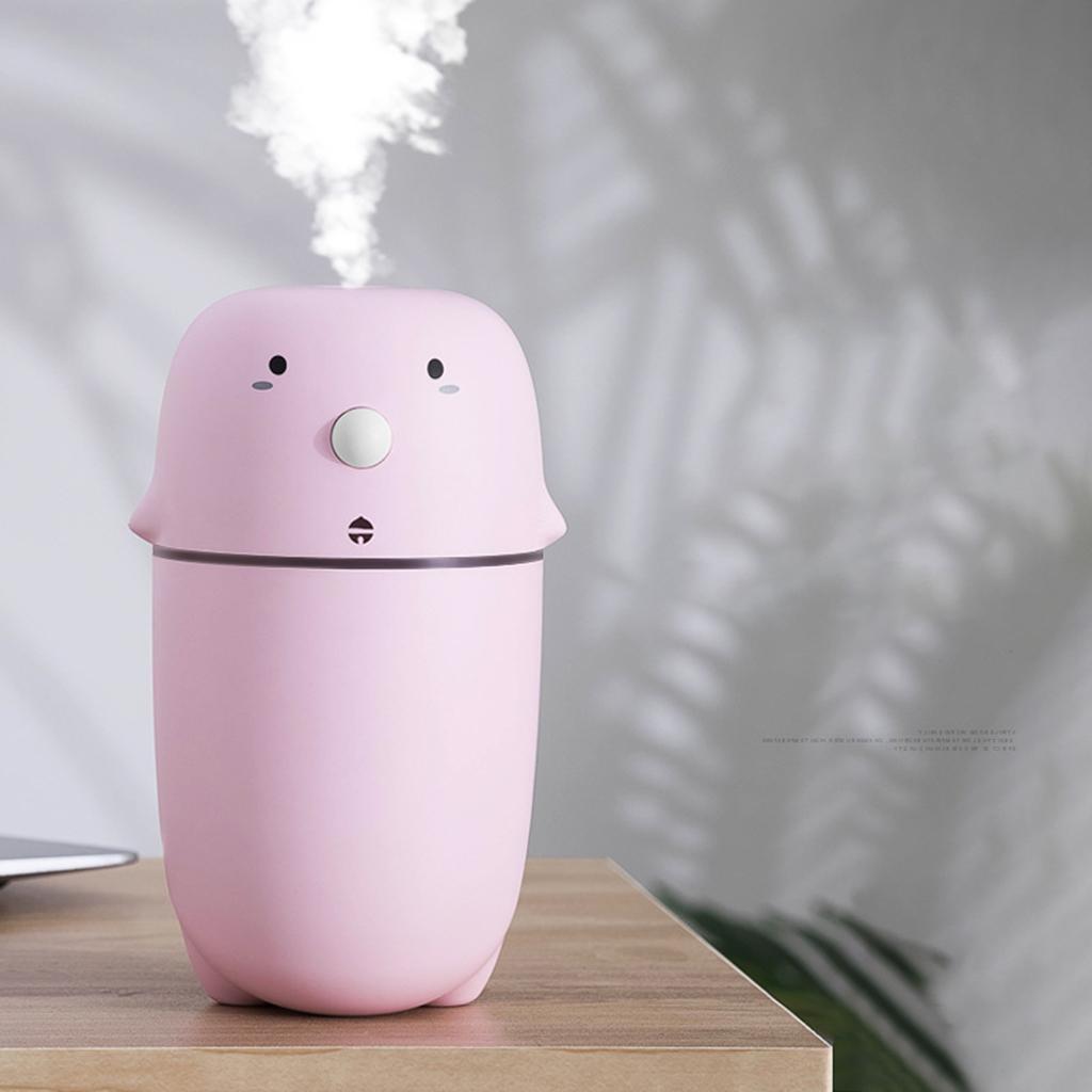 Portable 300ml Cool Mist Humidifier Essential Oil Diffuser for Home Car