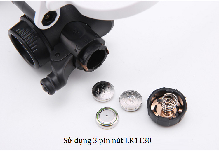 Kính lúp đeo mắt 8x-15x-23x có đèn hình ảnh rõ nét M7