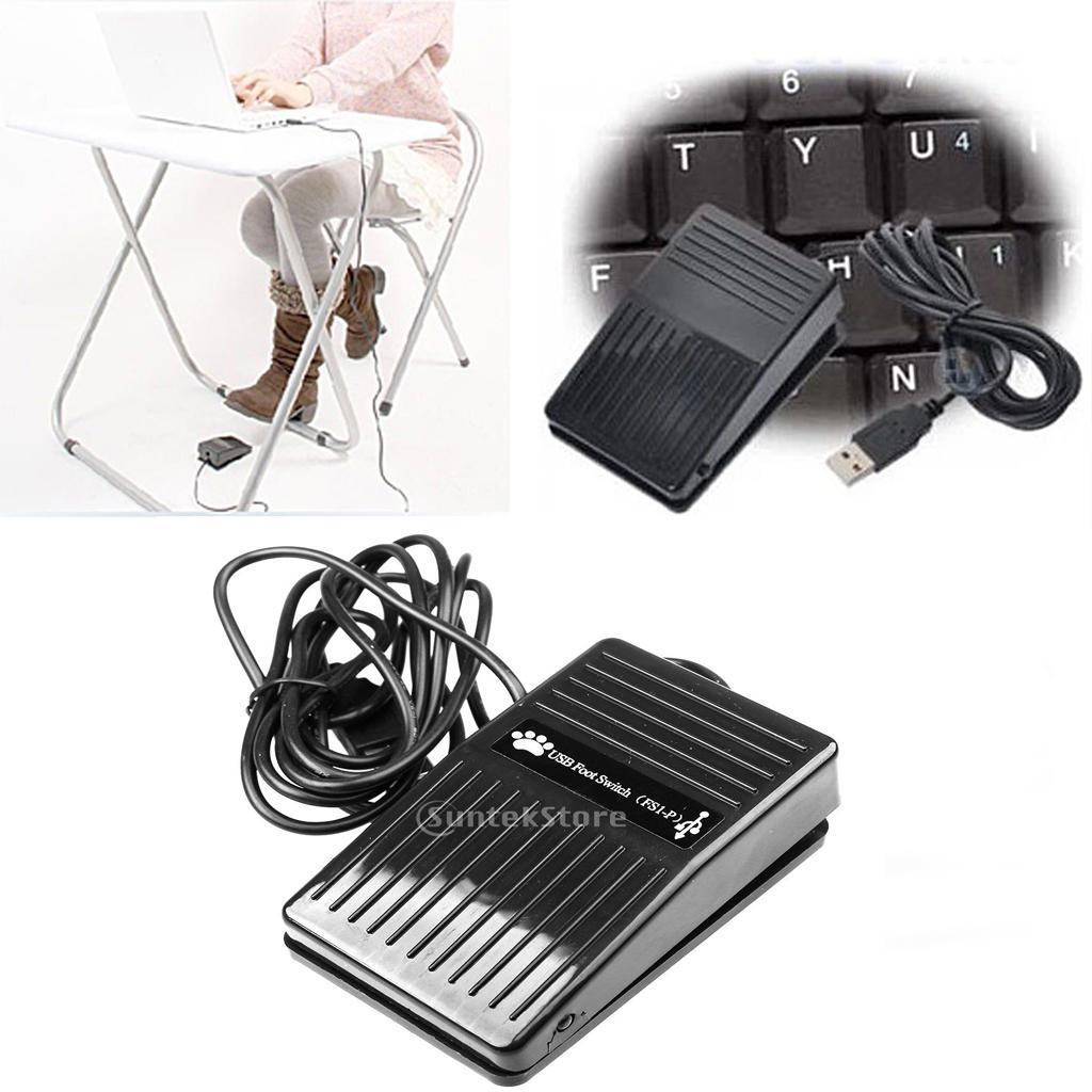 USB Remote Controls Single Foot Pedal for Keyboard Mouse Game