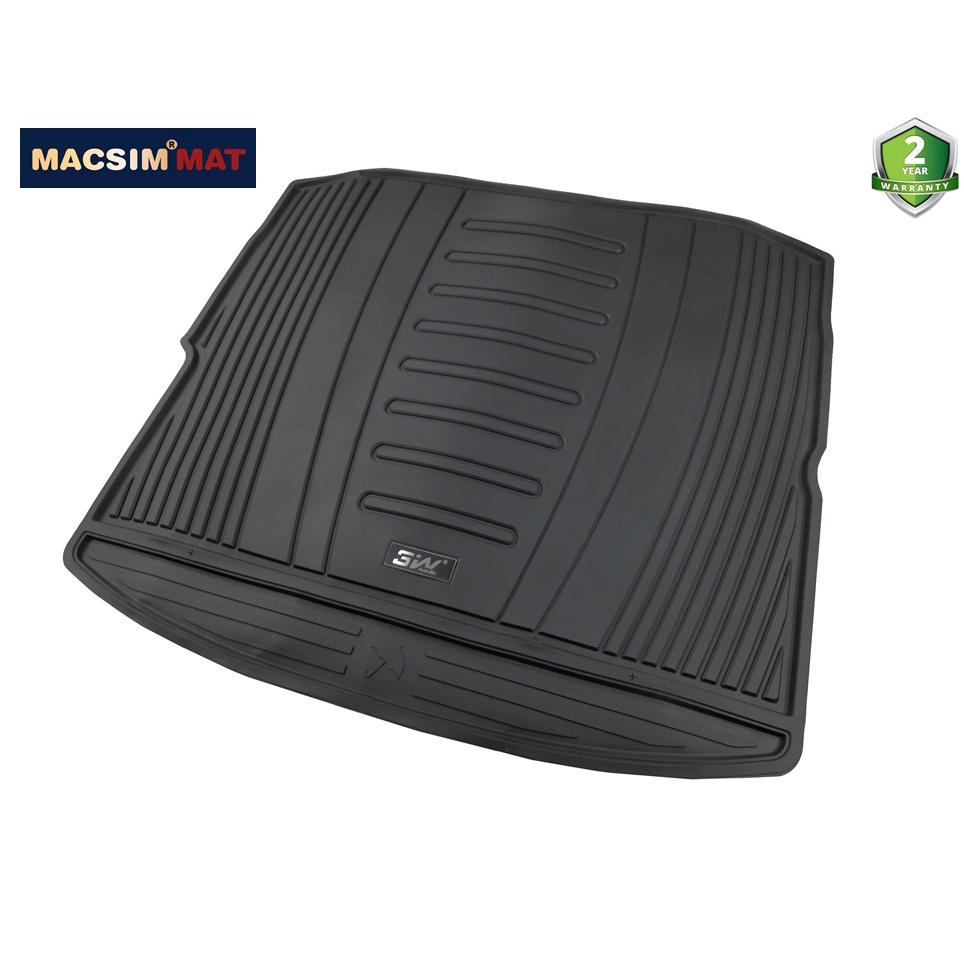 Thảm lót cốp xe ô tô Audi A3 2014 - 2020 nhãn hiệu Macsim 3W chất liệu TPE cao cấp màu đen