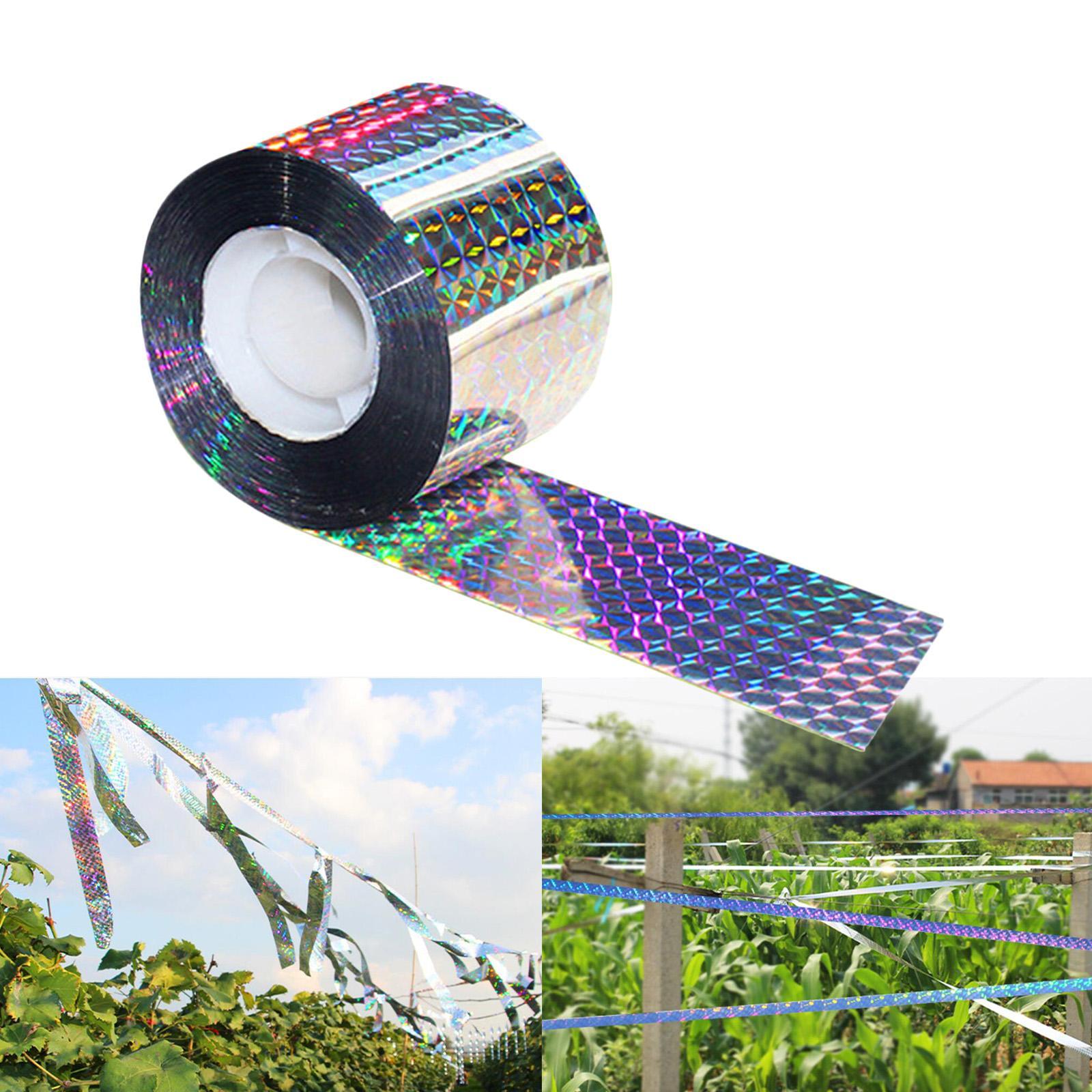 Bird Scare Tape Double Sided Reflective Ribbon Flash for Crows Garden