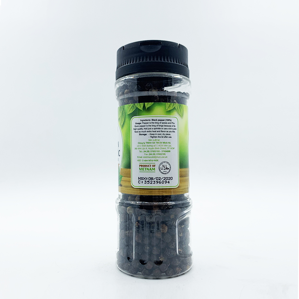 Tiêu đen xay Phú Quốc Minh Hà 100g
