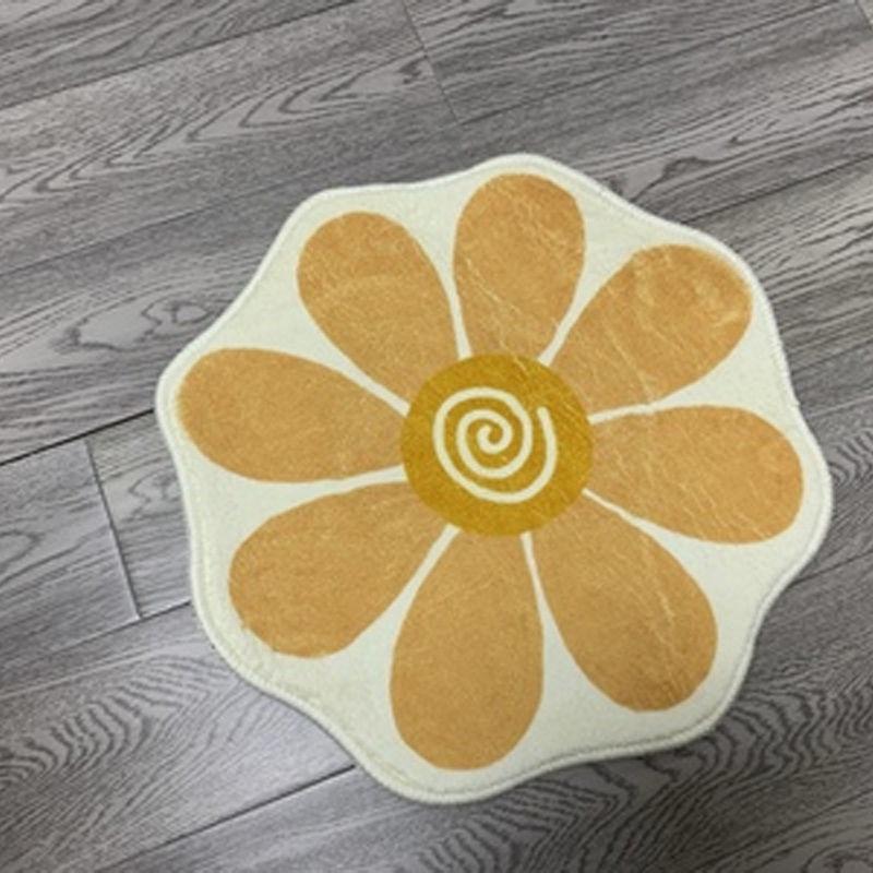 Thảm Trải Sàn Hình Tròn Cỡ Lớn Chất Liệu Dày Dặn Thấm Hút Tốt Tiện Dụng