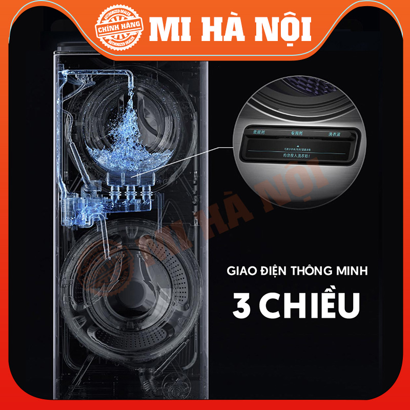 Máy Giặt Sấy Xiaomi Mijia 2 Tầng XM21 15Kg Sấy 7Kg Hàng chính hãng