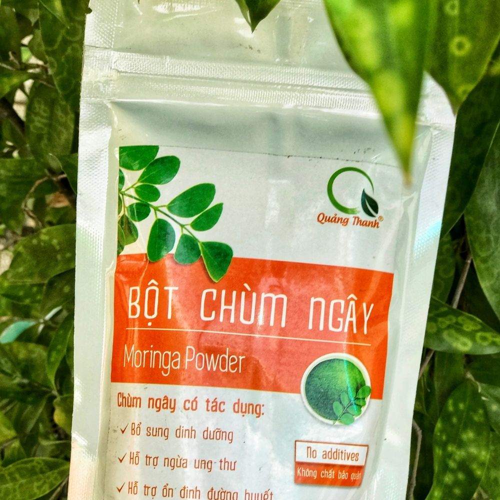 Bột Chùm Ngây Quảng Thanh gói 50g bổ sung dinh dưỡng - Phòng ngừa ung thư- ổn định đường huyết