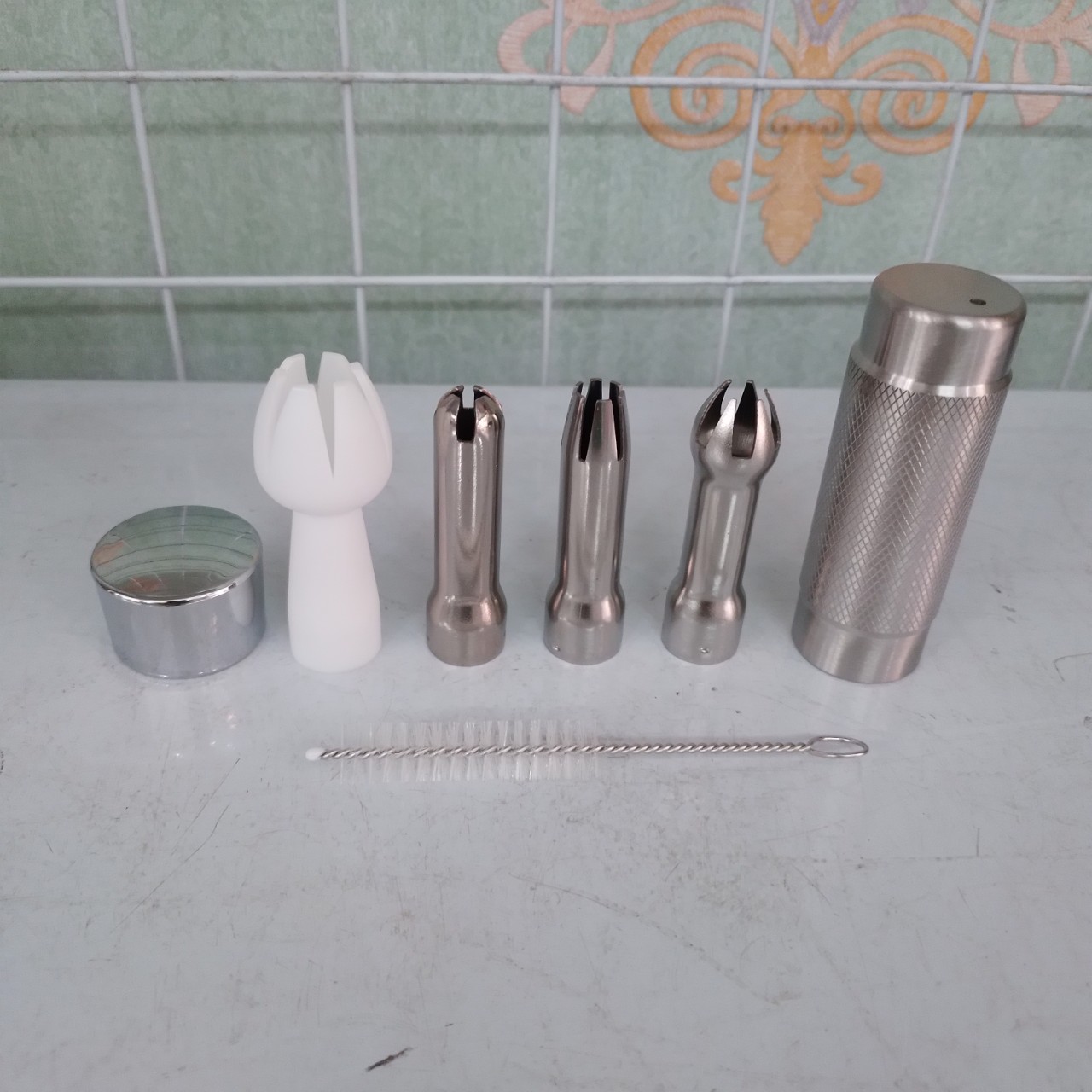 Bình xịt kem Cream Whipper dung tích 1 lít, chất liệu INOX