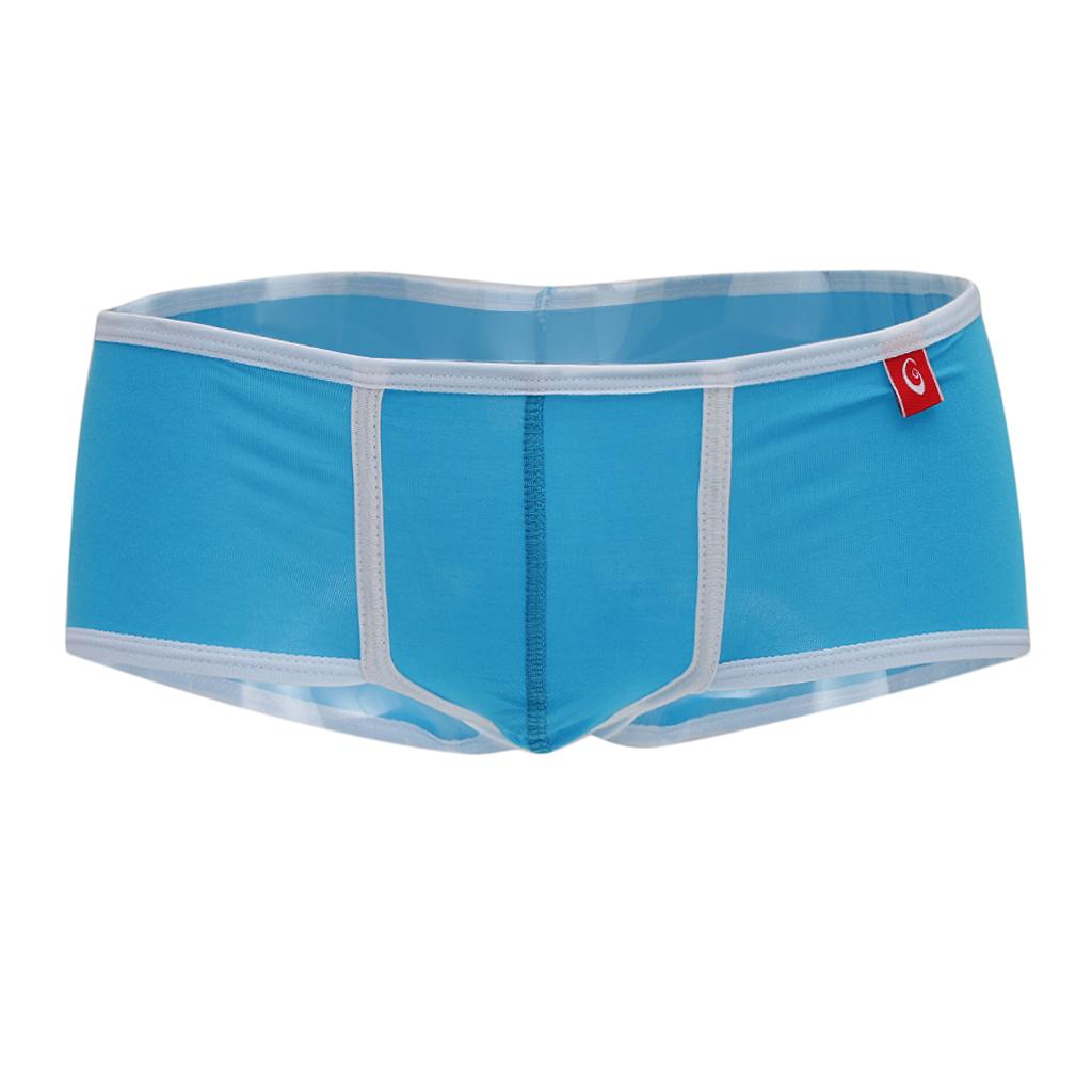 Men's Breathable Modal Boxer Briefs Underwear Stretch Briefs Trunks