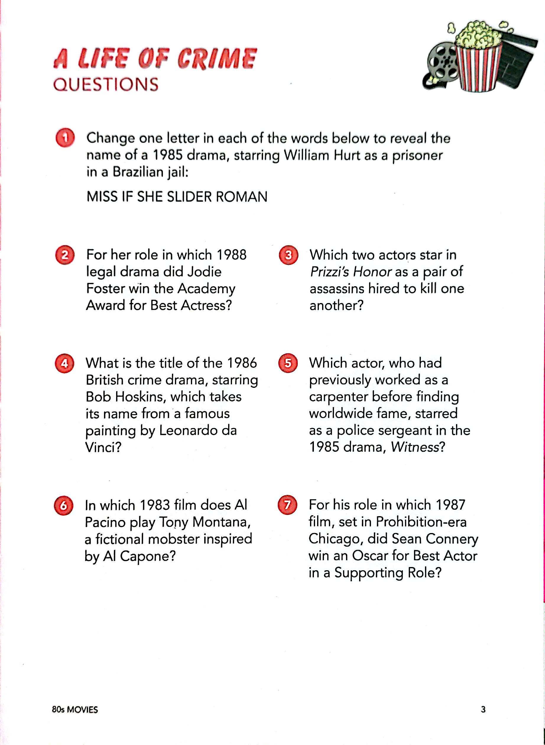 Sách ngoại văn: 80's Trivia Quiz